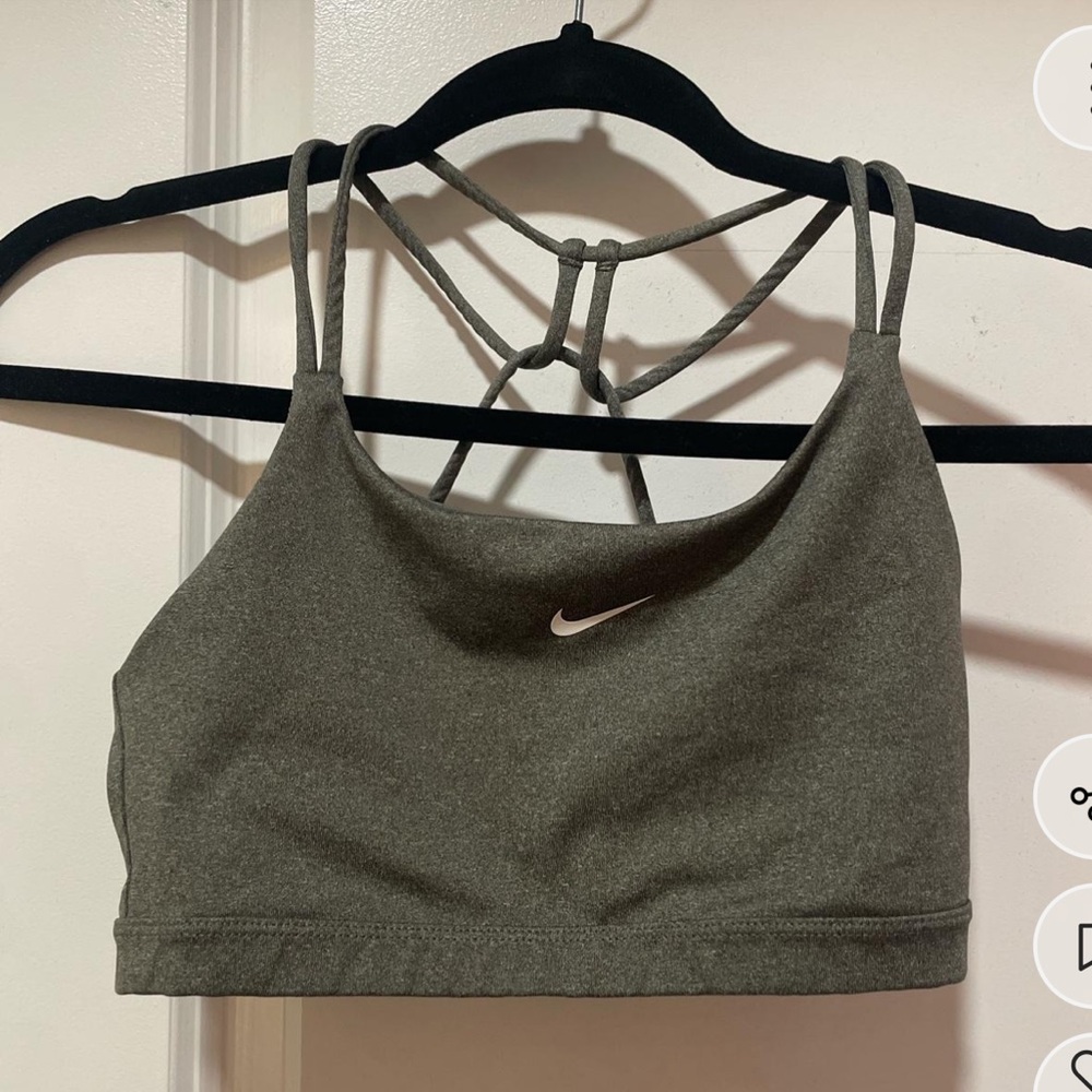 Nike Dri-FIT gray Sports Bra
